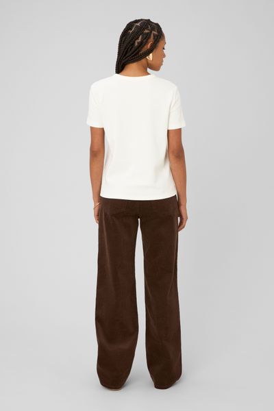 Pantalon straight velours