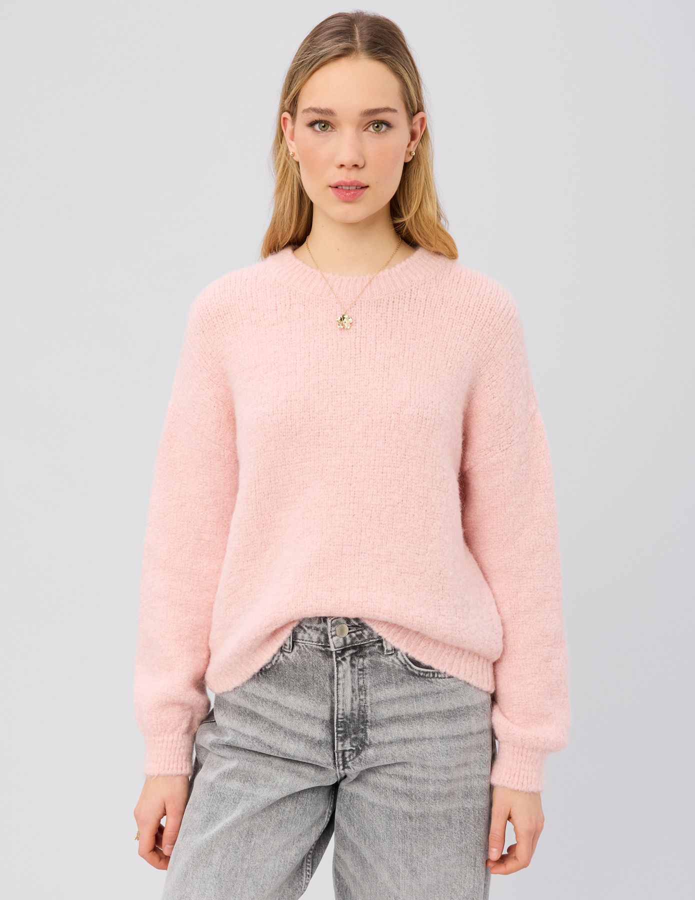 Pull col rond uni