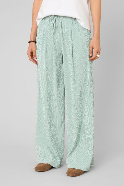 Pantalon large ray&eacute;
