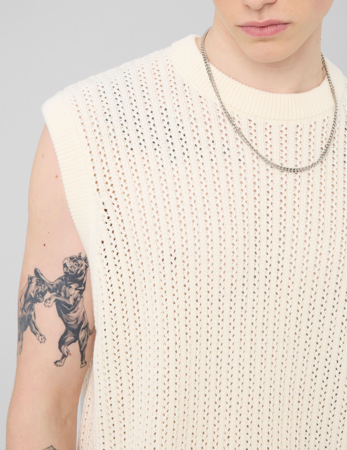 Pull maille fantaisie