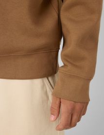 Sweat col polo zipp&eacute;