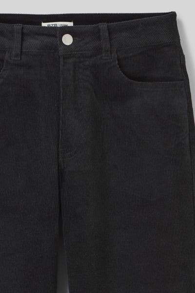 Pantalon straight velours