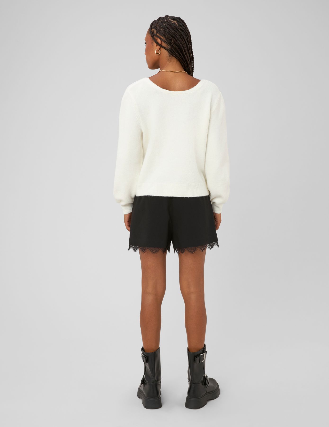 Gilet noeuds sequins