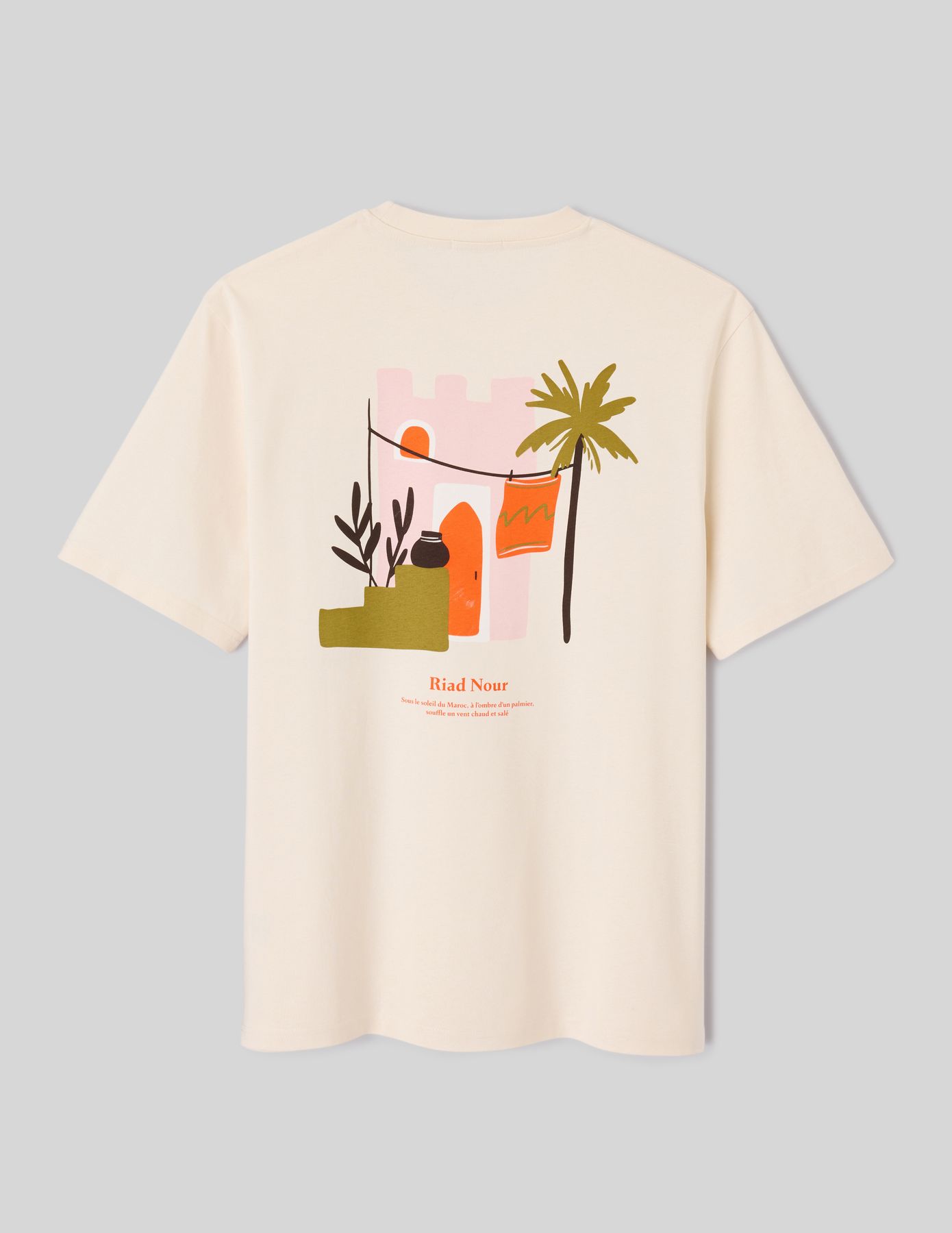 T-shirt imprim&eacute; devant/dos