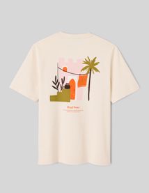 T-shirt imprim&eacute; devant/dos