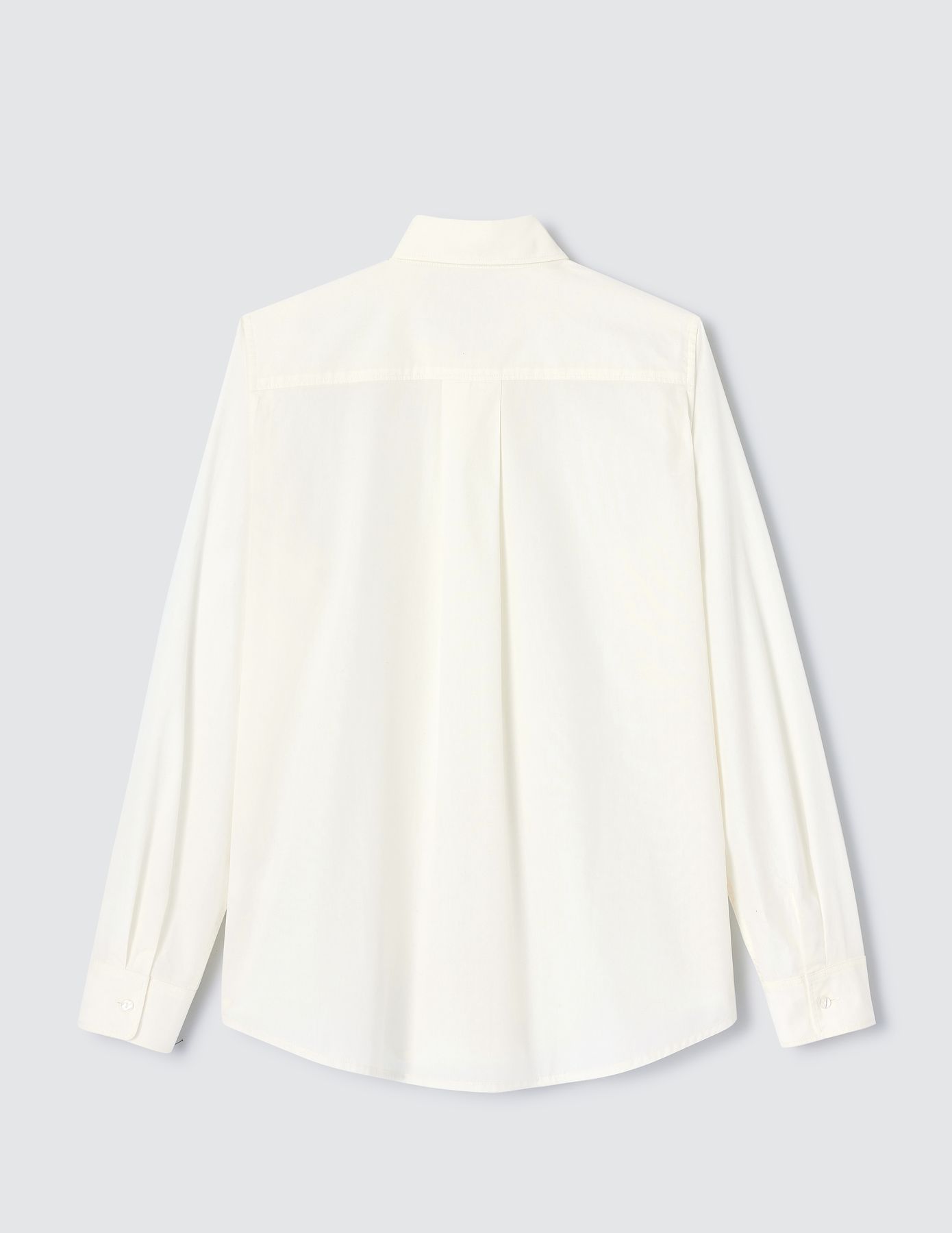 Chemise en popeline unie