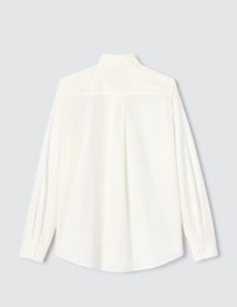 Chemise en popeline unie