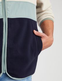 Blouson zippé polaire