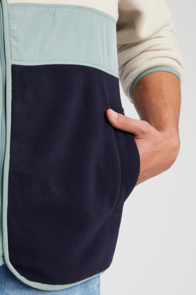 Blouson zippé polaire