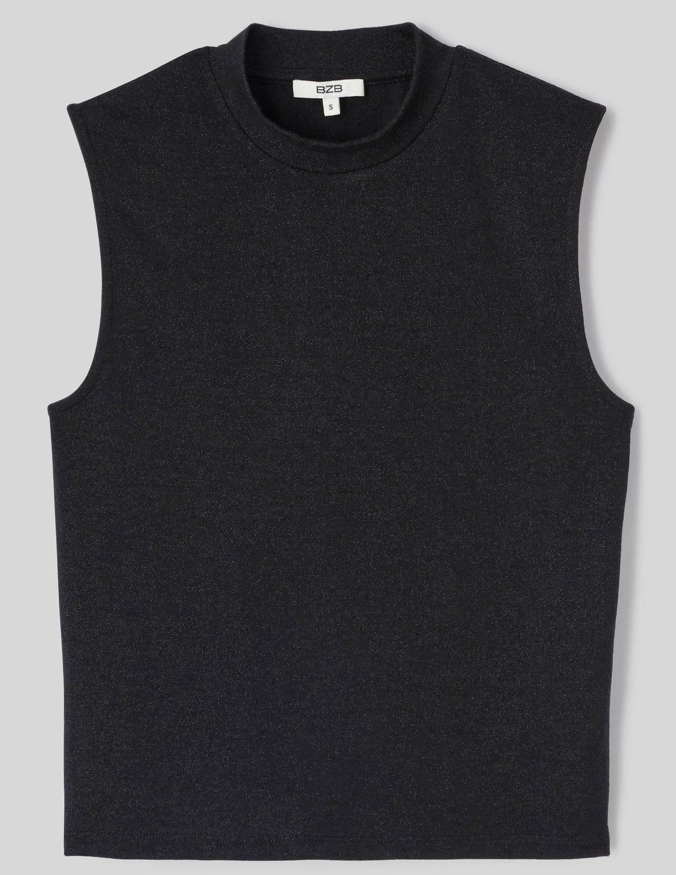 T-shirt sans manches col montant