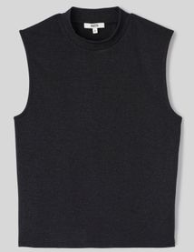 T-shirt sans manches col montant