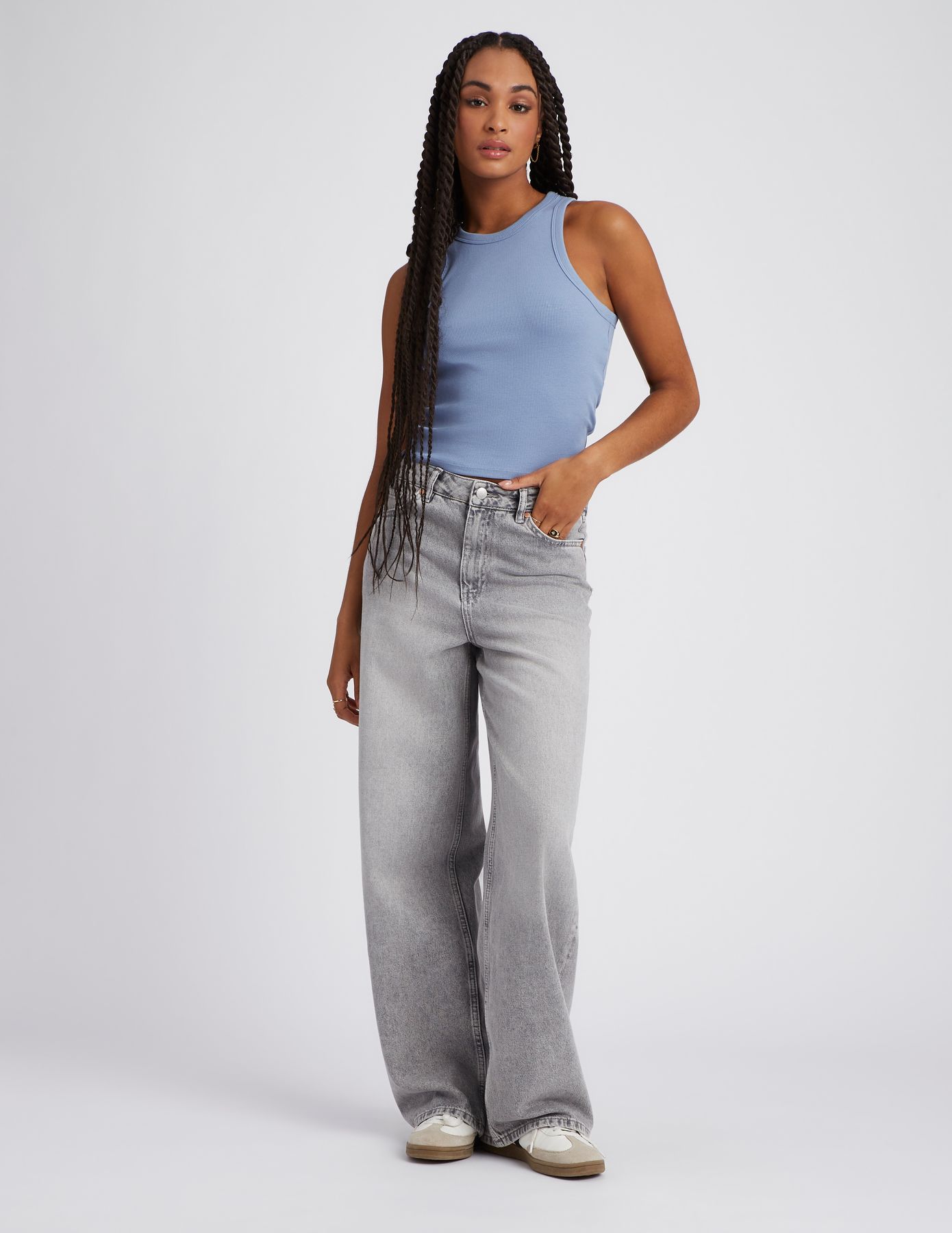 D&eacute;bardeur maille c&ocirc;tel&eacute;e uni