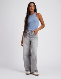 D&eacute;bardeur maille c&ocirc;tel&eacute;e uni