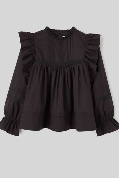 Blouse à volant