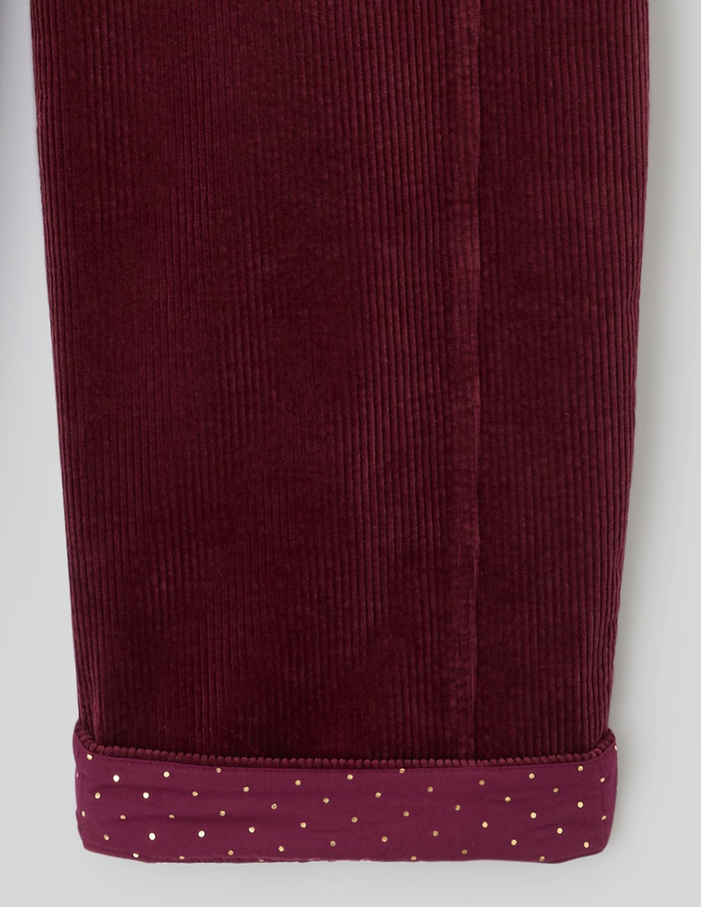 Pantalon balloon en velours