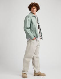 Veste zippée col velours