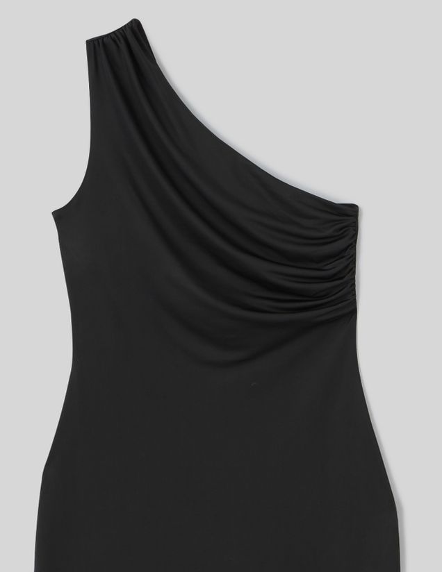 Robe longue &eacute;paule d&eacute;nud&eacute;e