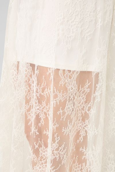Jupe longue en dentelle