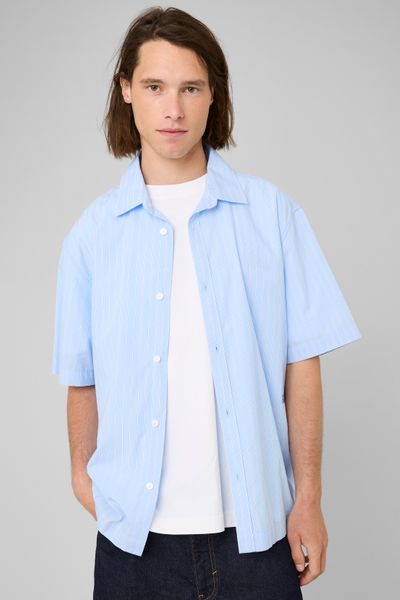 Chemise manches courtes ray&eacute;es