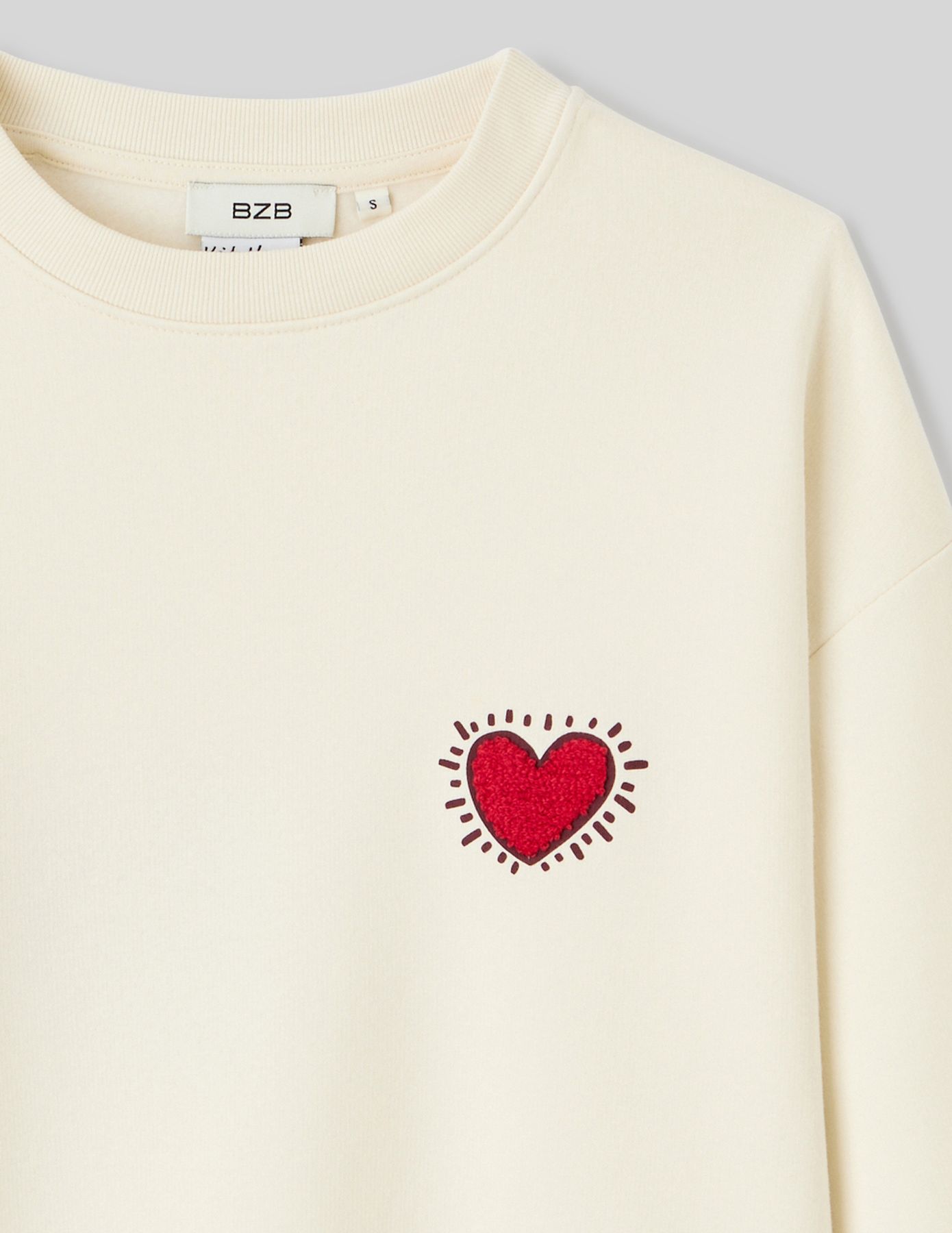 Sweat collab Keith Haring brodé