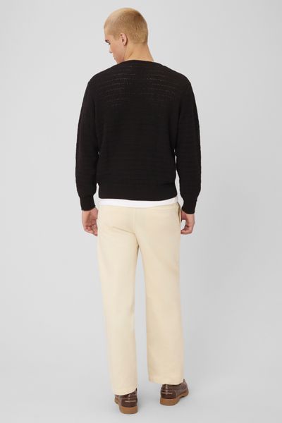 Pantalon droit &agrave; pinces