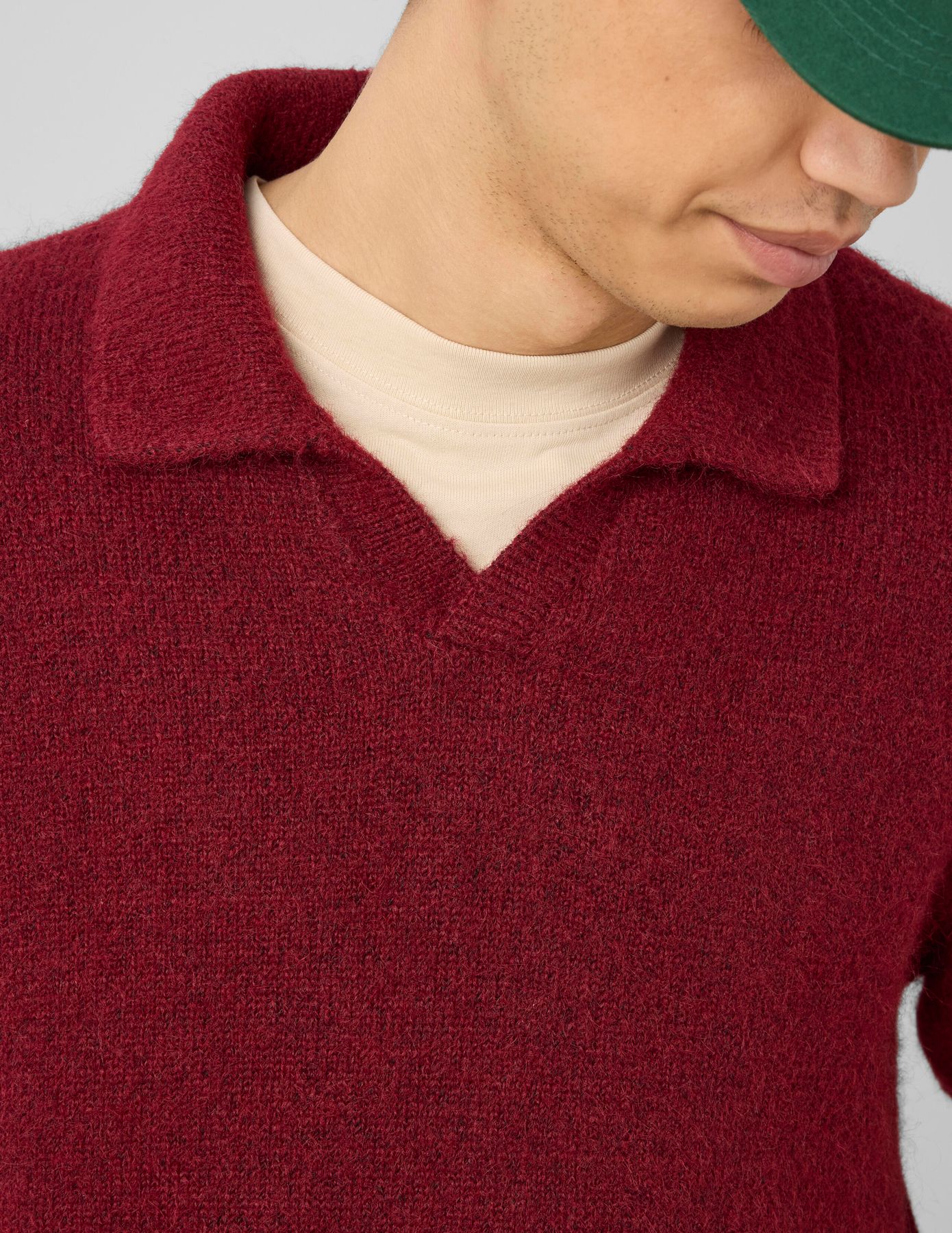 Pull col polo liseret
