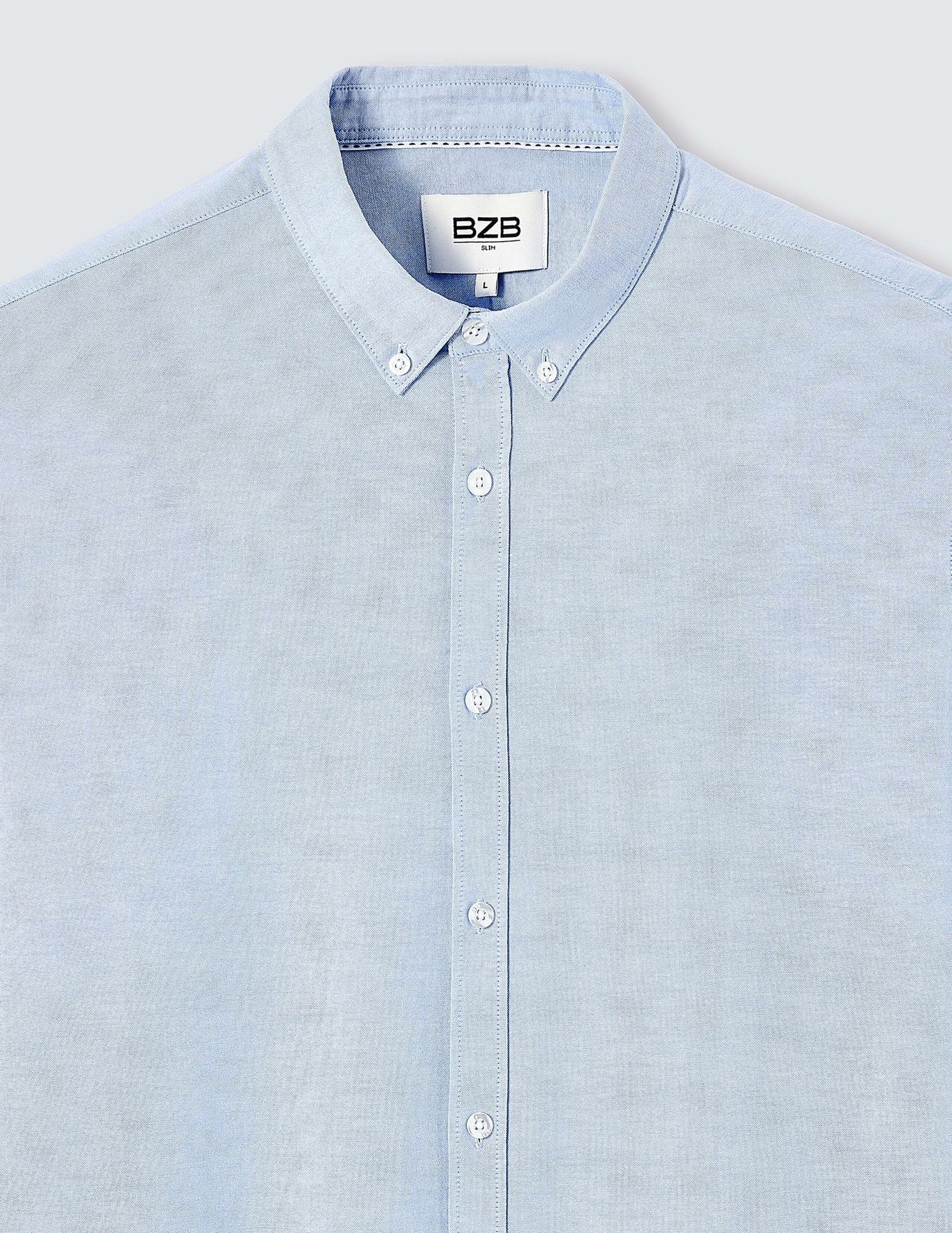 Chemise unie ajustée