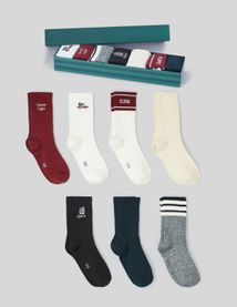 Semainier 7 paires de chaussettes Noël