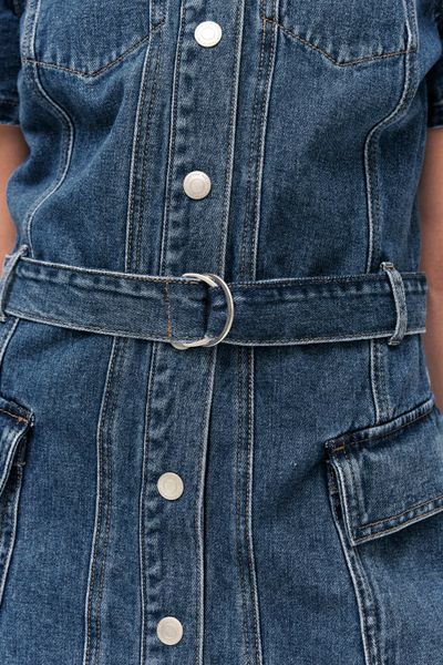 Robe courte en jean