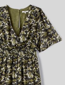 Robe longue imprimée