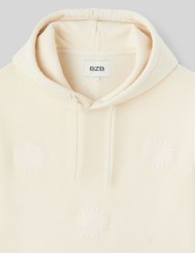 Sweat imprimé à capuche