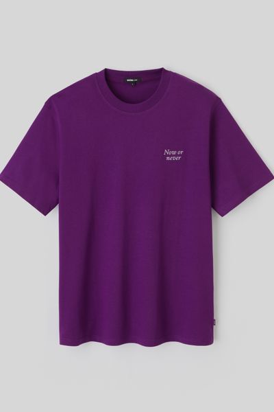 T-shirt broderie poitrine