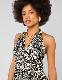 Combinaison imprim&eacute;e en lyocell