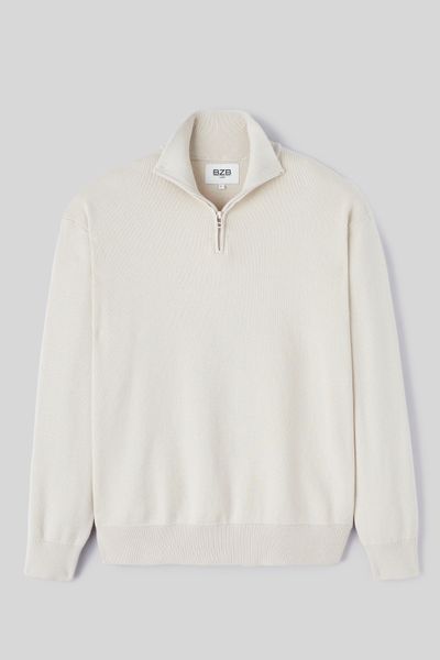 Pull col montant zippé
