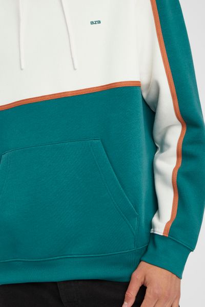 Sweat à capuche colorblock