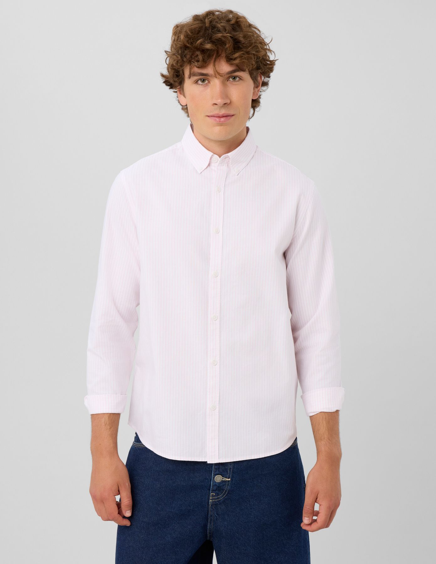 Chemise oxford ray&eacute;e