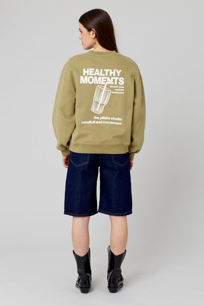 Sweat col rond imprimé