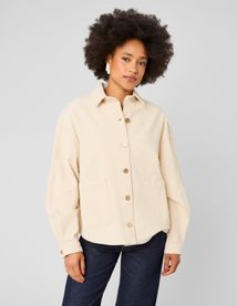 Veste twill boutons dor&eacute;s