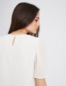 Blouse en plumetis