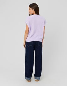 Gilet sans manches boutonné