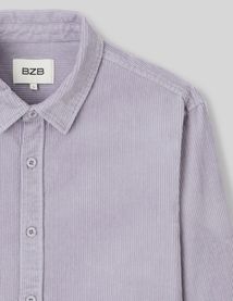 Chemise droite en velours
