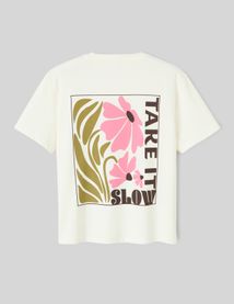 T-shirt imprim&eacute; devant/dos