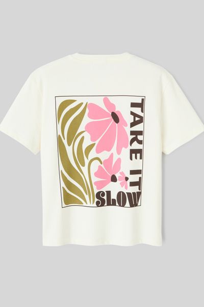 T-shirt imprim&eacute; devant/dos