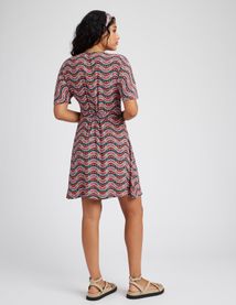 Robe courte imprimée