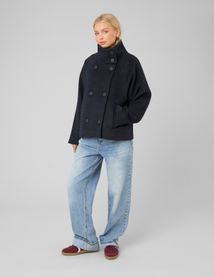 Manteau &agrave; carreaux