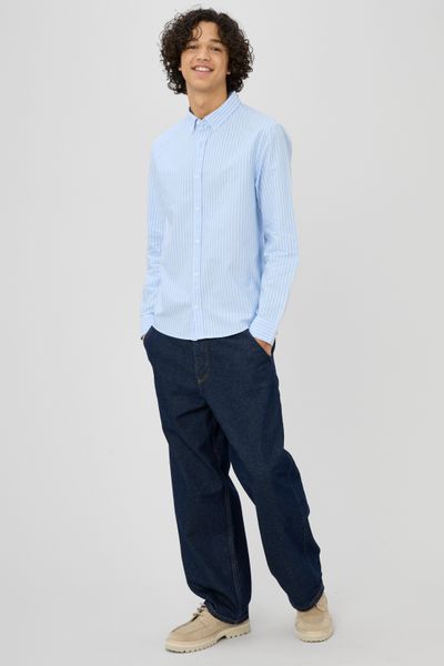 Chemise oxford rayée