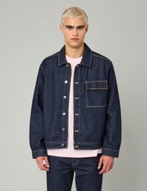Veste trucker en jean
