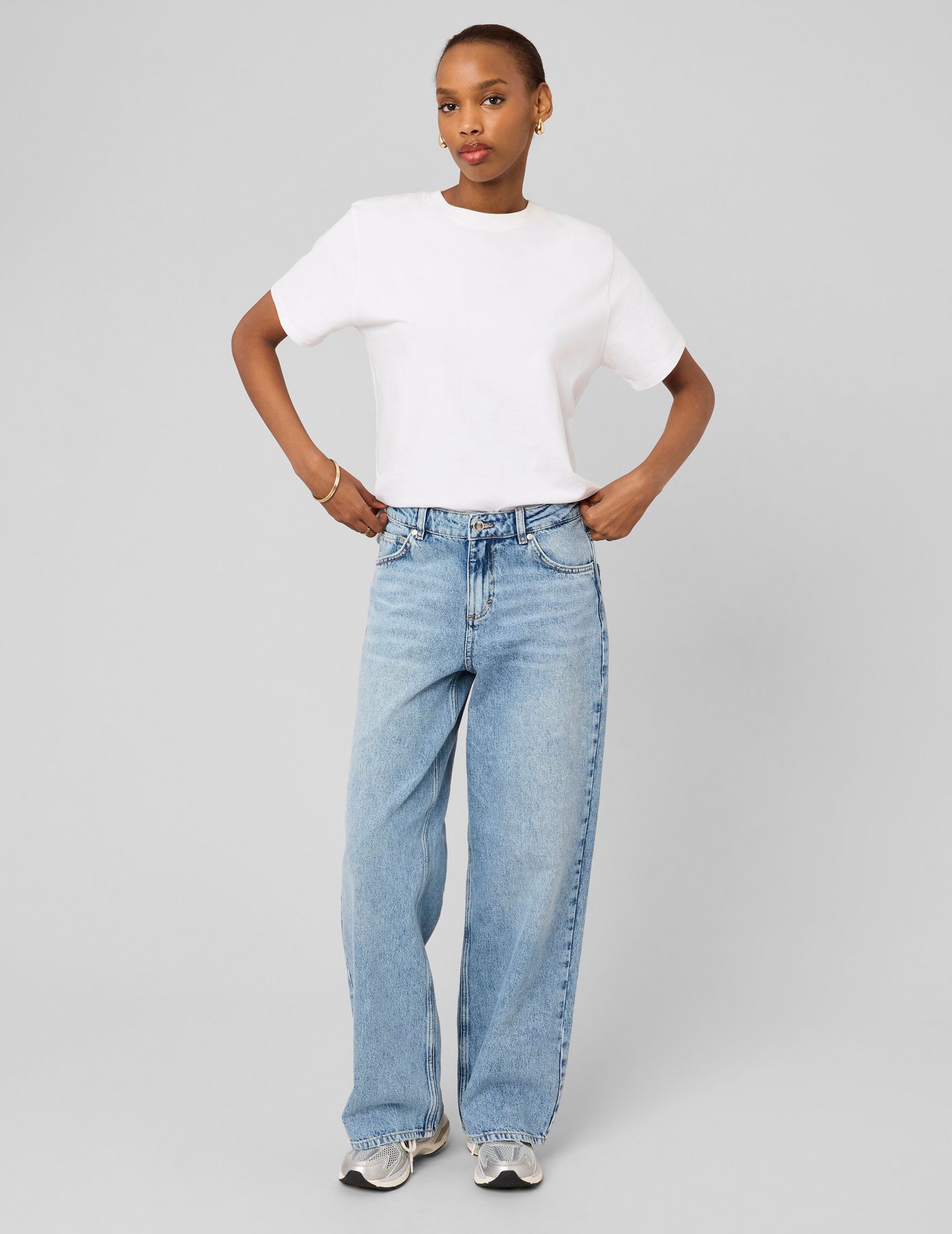 Jean baggy taille basse