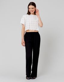 Blouse en broderie anglaise
