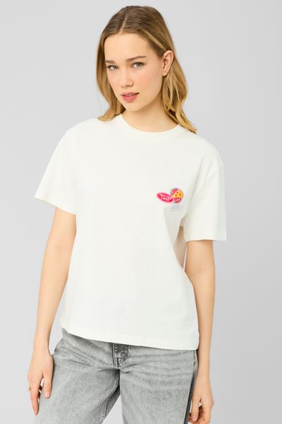 T-shirt imprim&eacute; devant/dos